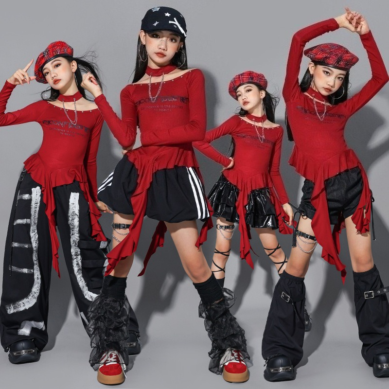 Street Fashion Show - Girls K-pop Fashion Long Sleeve Top
