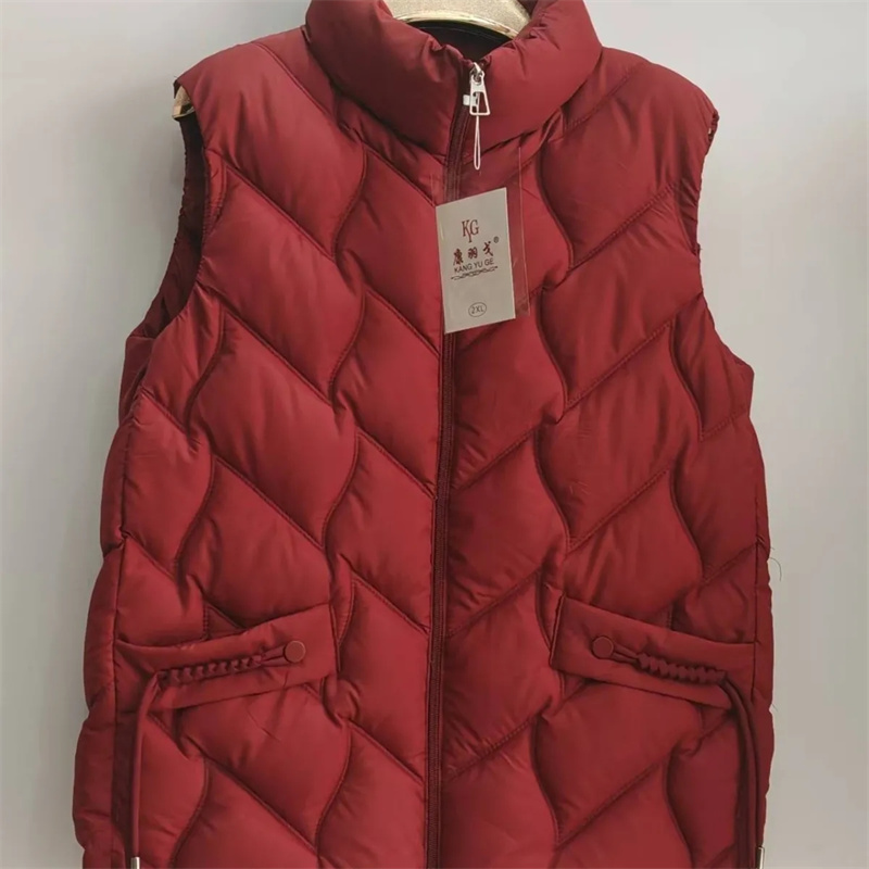Puffer Vest Padded - Winter Middle Aged Mom Cotton Padded