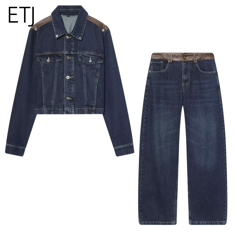 Street Fashion Jacket - ETJ Women's Denim Jacket & Jeans