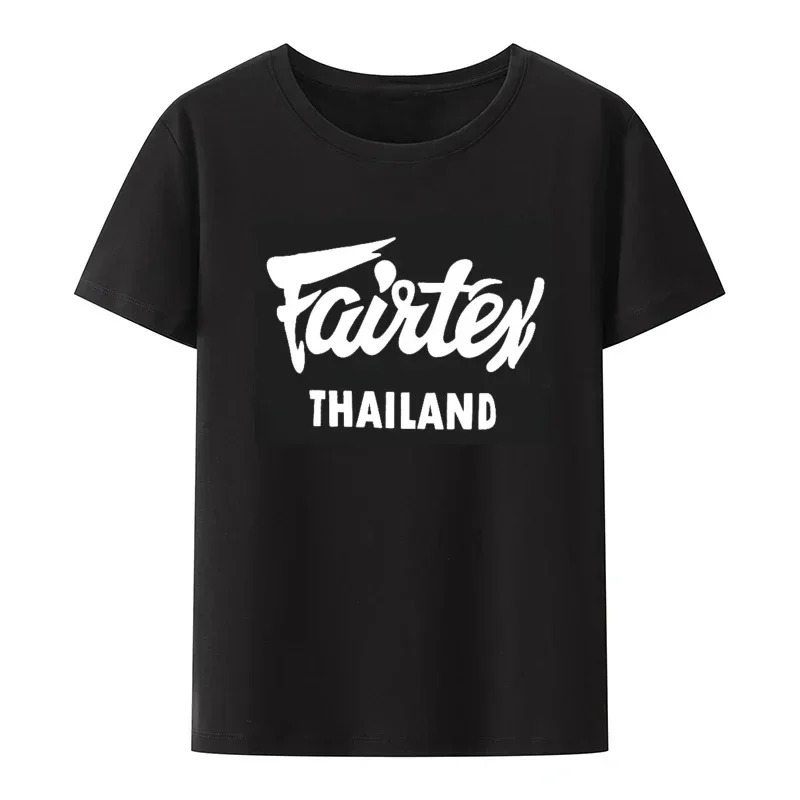 Street Fashion Thailand - Fairtex Thailand T-Shirt Black Casual Muay