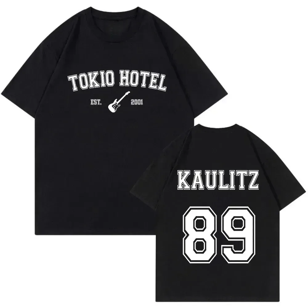 Street Fashion In Tokyo - Rock Band Tokyo Hotel Monogram Print