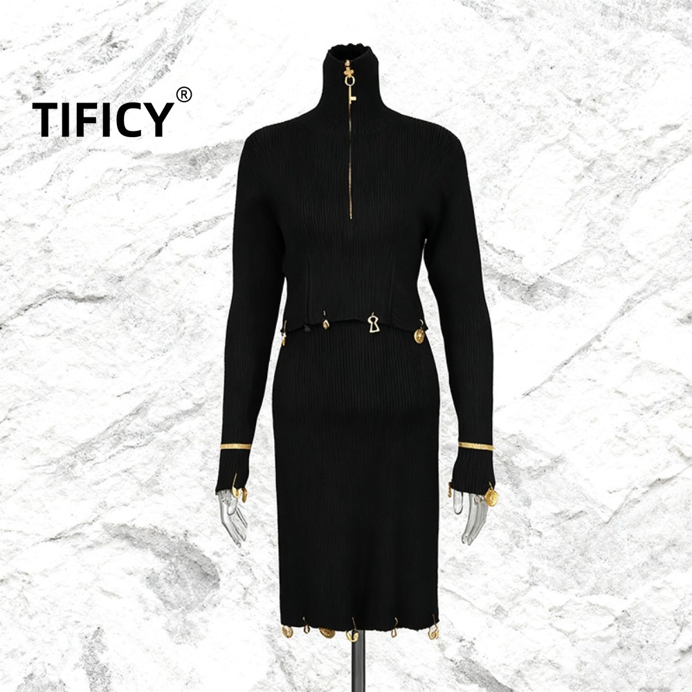 Street Fashion Youtube - High Street Fashion Knitted Two Piece