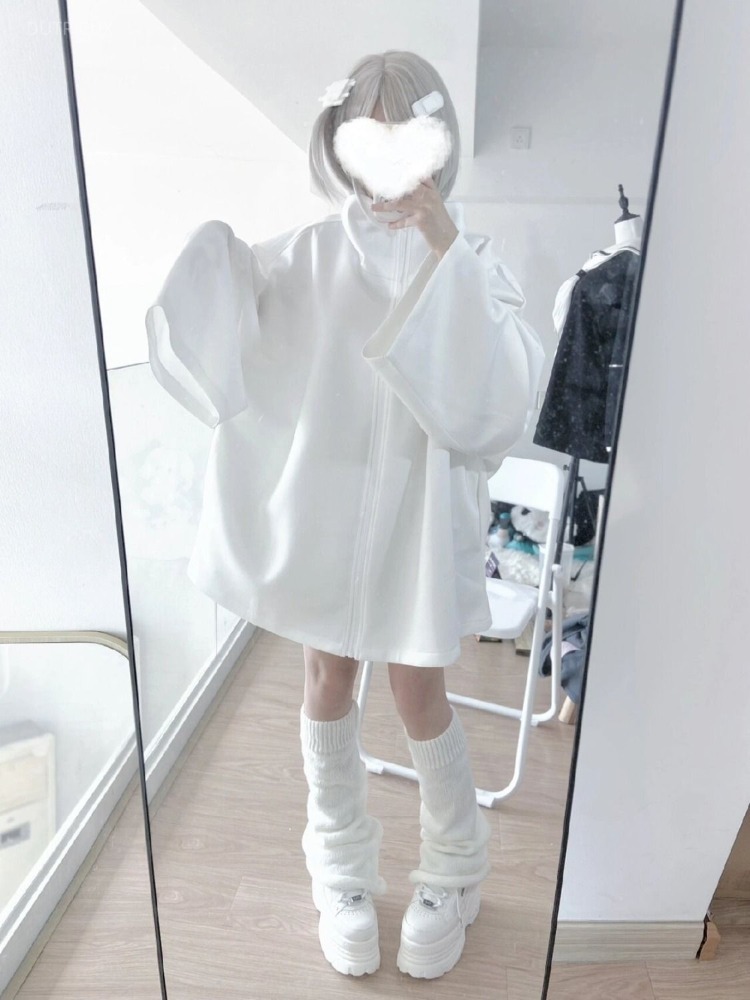 Street Fashion In Japanese - 2025 Ropa Mujer Streetwear Coat For
