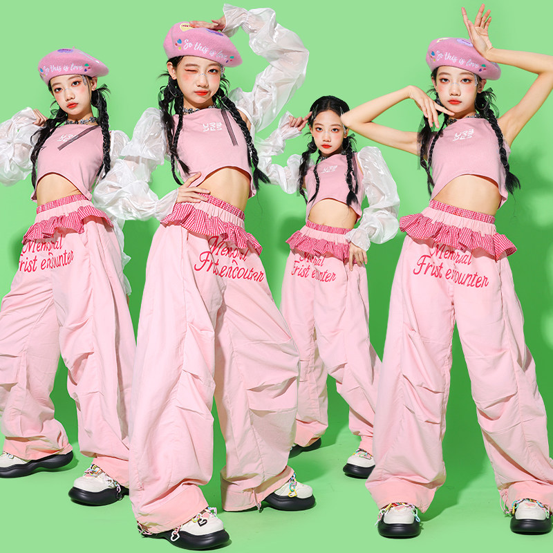 Street Fashion Show - Jazz Dance Clothes For Girls Kpop