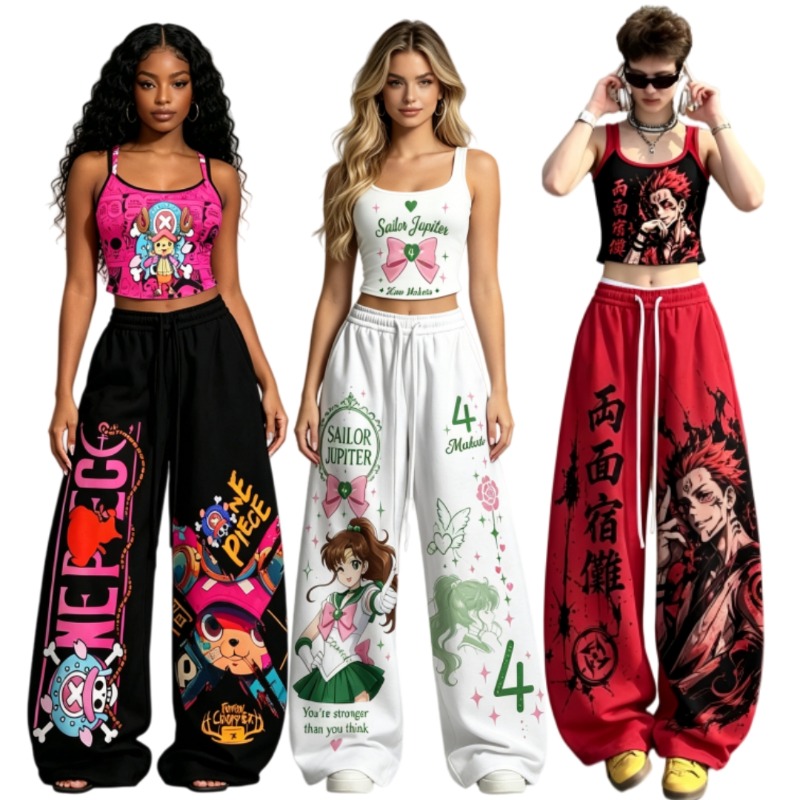 Street Fashion Japan - Hot Men/Women Japanese Anime Print 2