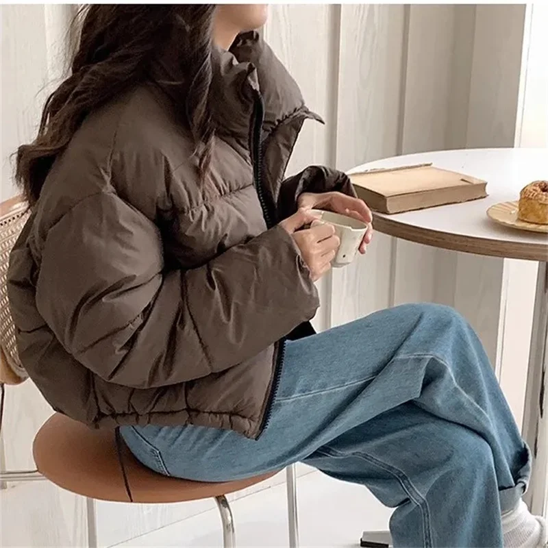 Puffer Vest Padded - 2024 New Women Solid Loose Puffer