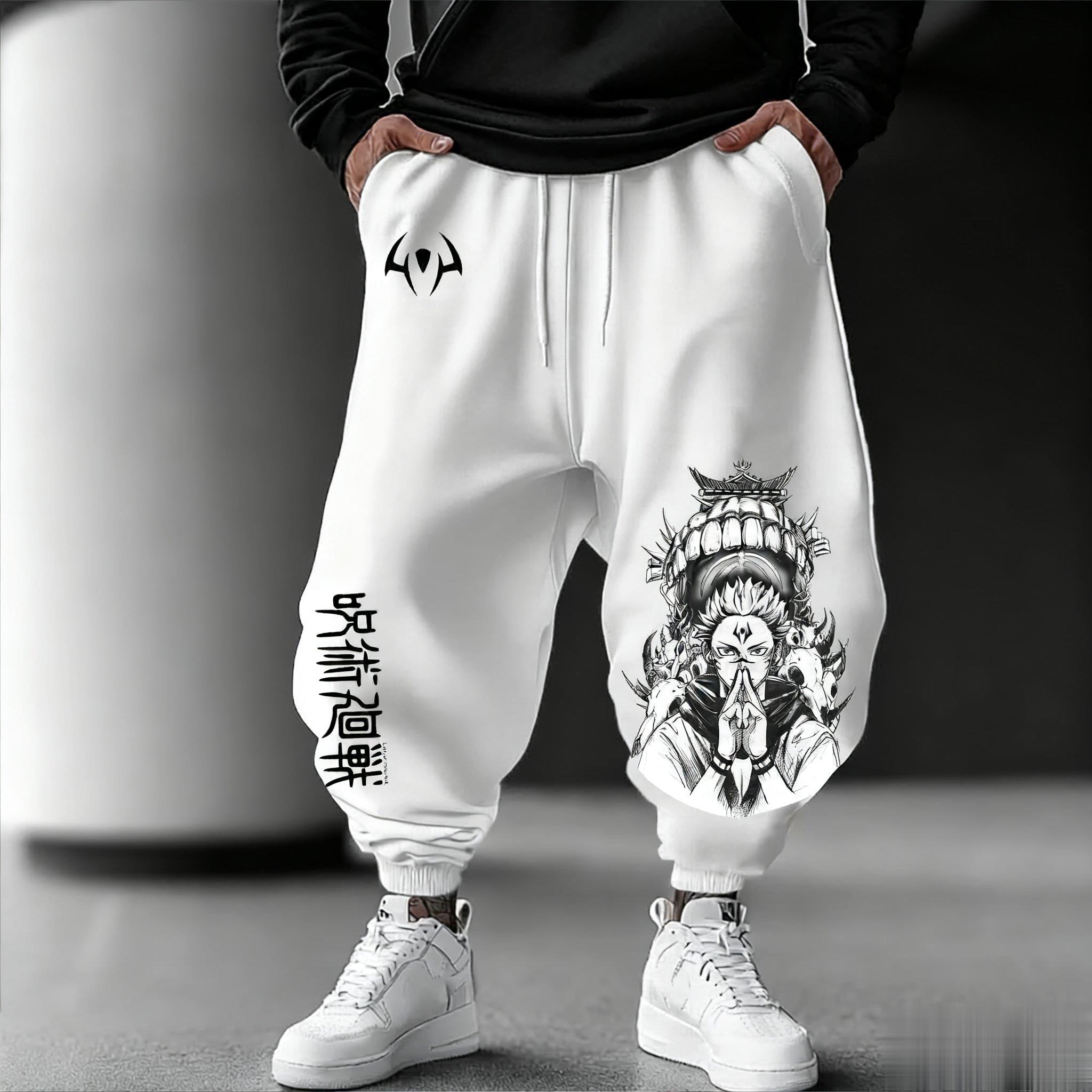 Jujutsu Kaisen Men Jogging Pan - Street Fashion Japan review and price