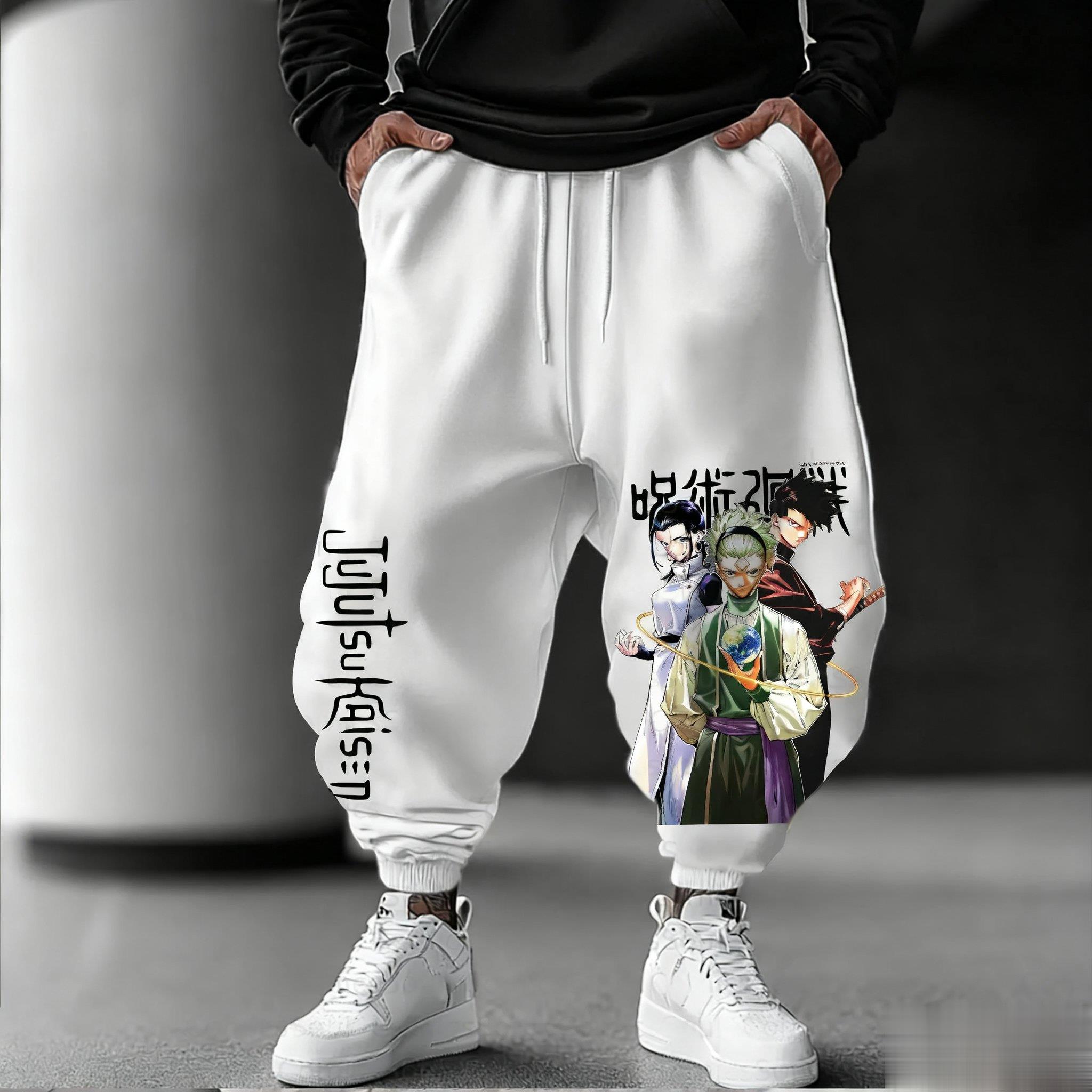 Jujutsu Kaisen Men Jogging Pan - Street Fashion Japan review and price