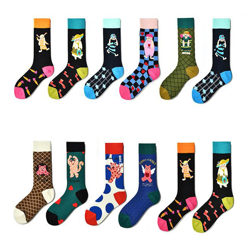 Women's Fashion Socks Cute Col - Street Fashion Youtube review and price