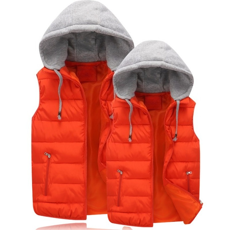 Down Cotton Padded Jacket Hooo - Puffer Vest Padded review and price