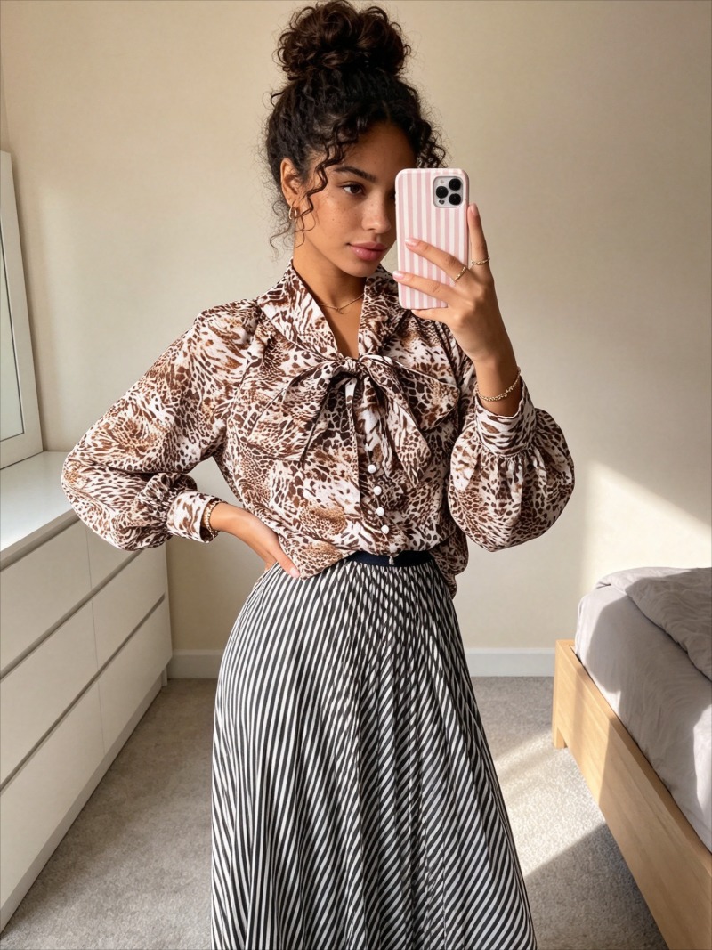 New Fashion Light Mature Leopa - Korean Street Fashion Female review and price