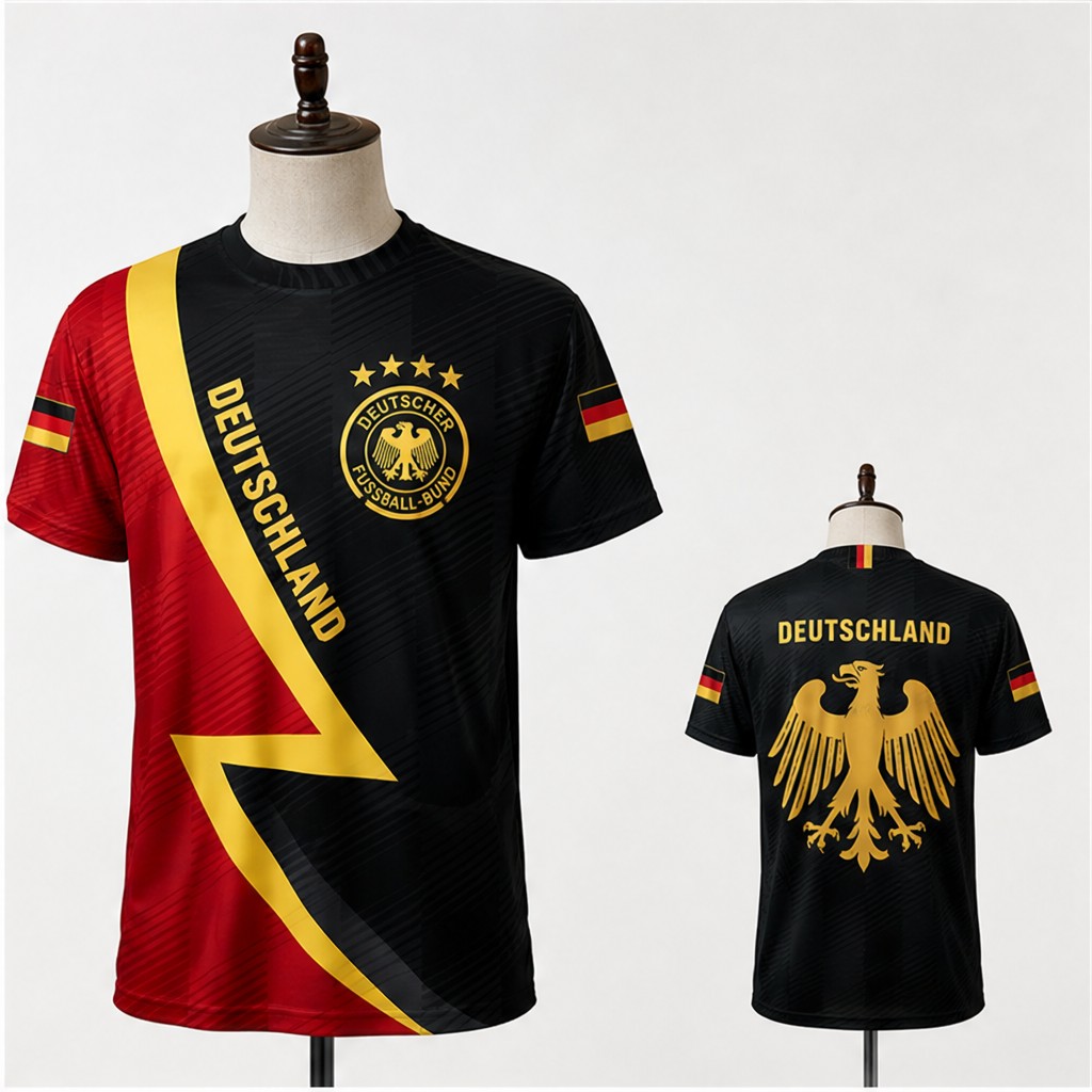 Mens Germany Round Neck T Shir - Street Fashion Germany review and price