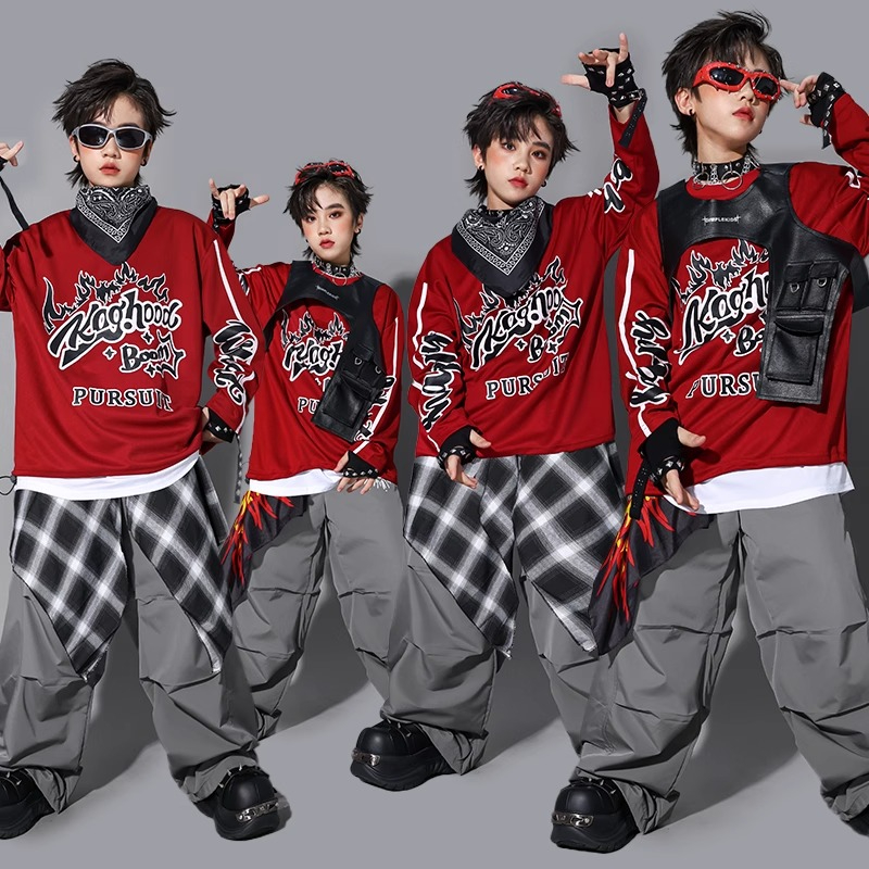 Boys K-pop Sweatshirt Fashion  - Street Fashion Show review and price