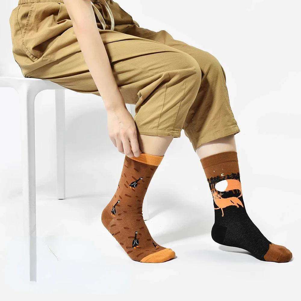 Fashion AB Face Women's Socks  - Street Fashion Youtube review and price