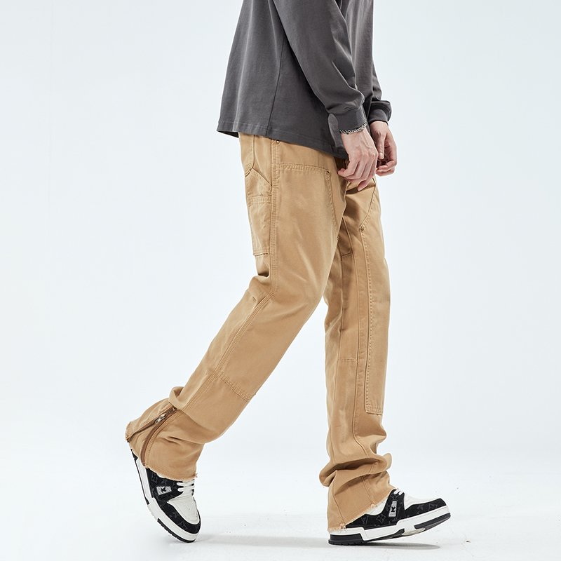 High Street Zipper Cargo Pants - Street Fashion Vibes review and price