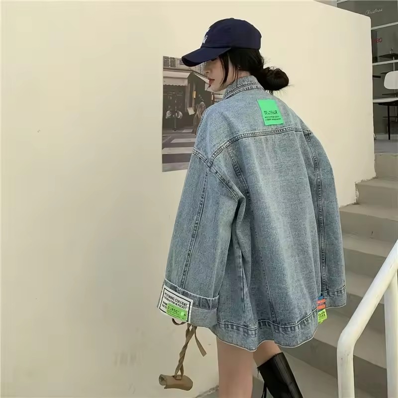 2025 New Fashion Denim Jacket  - Korean Street Fashion Female review and price