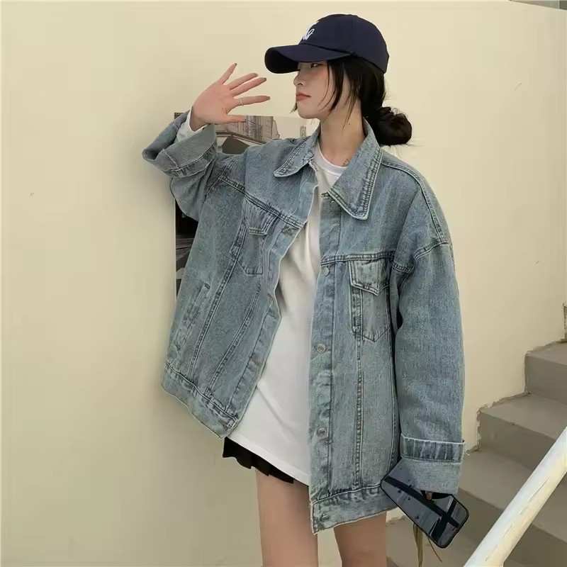 2025 New Fashion Denim Jacket  - Korean Street Fashion Female review and price