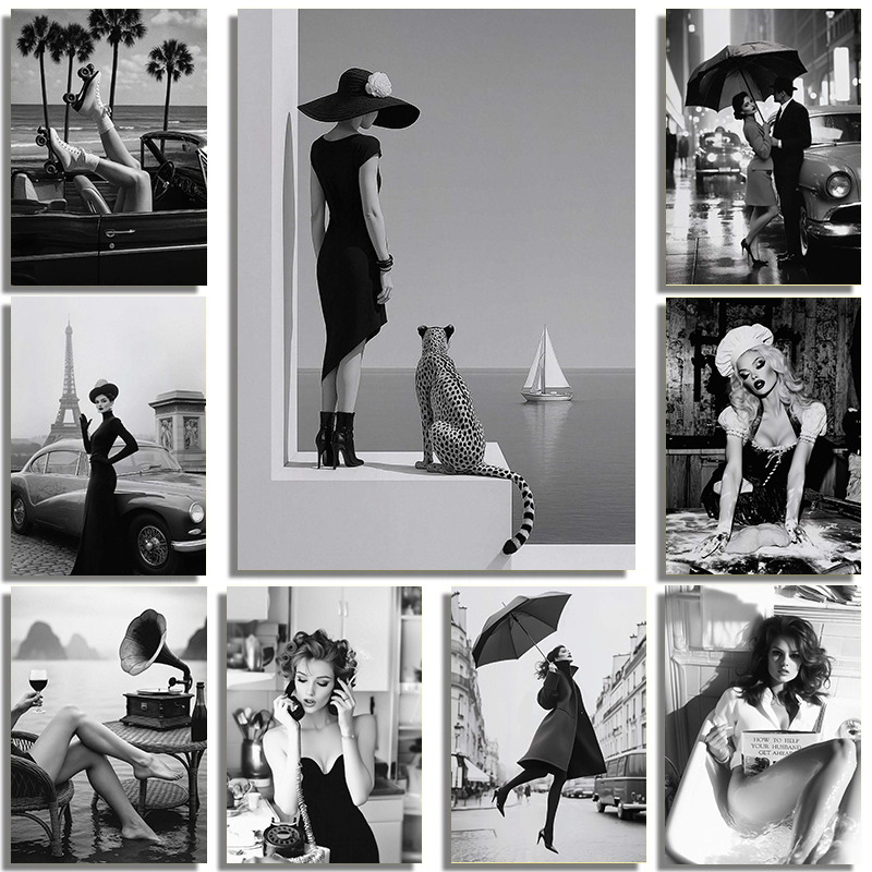 Black And White Fashion Street - Street Fashion Model review and price