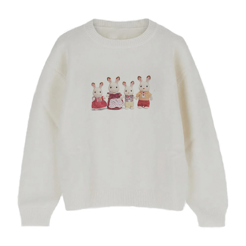 Spring Sweaters New Sweet Stre - Korean Street Fashion Female review and price