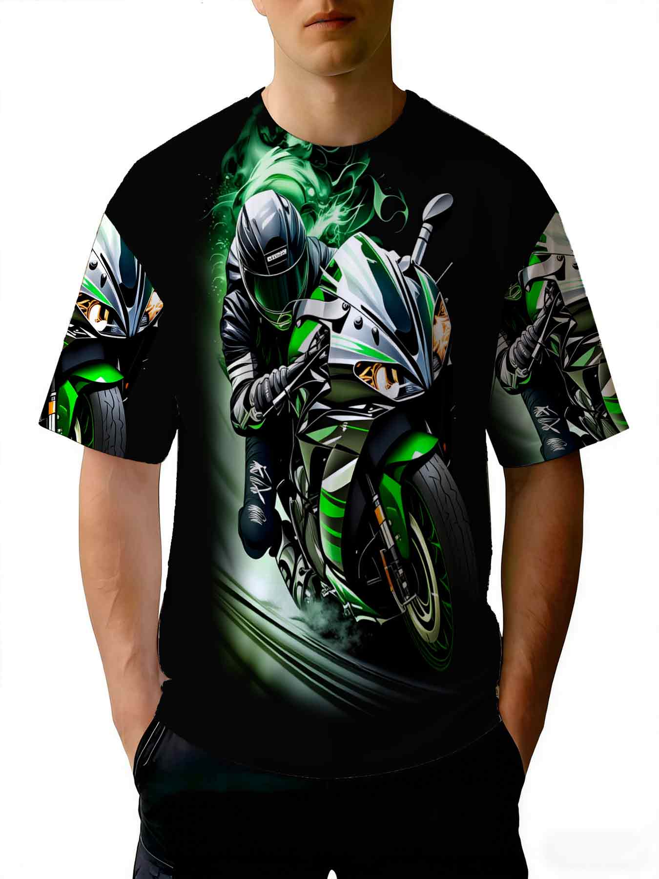 2026 new printed T-shirt  Men' - Street Fashion Culture review and price