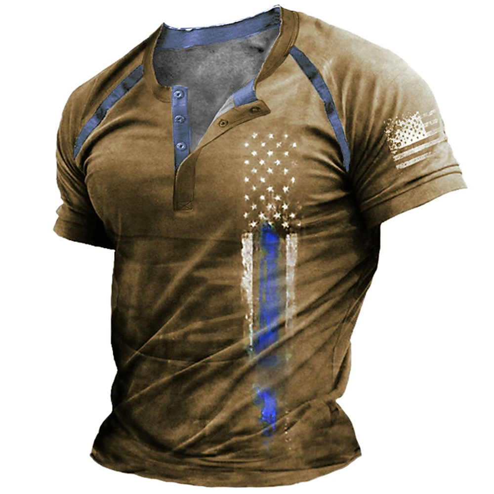 Funny 3D American Flag Print M - Street Fashion Men review and price