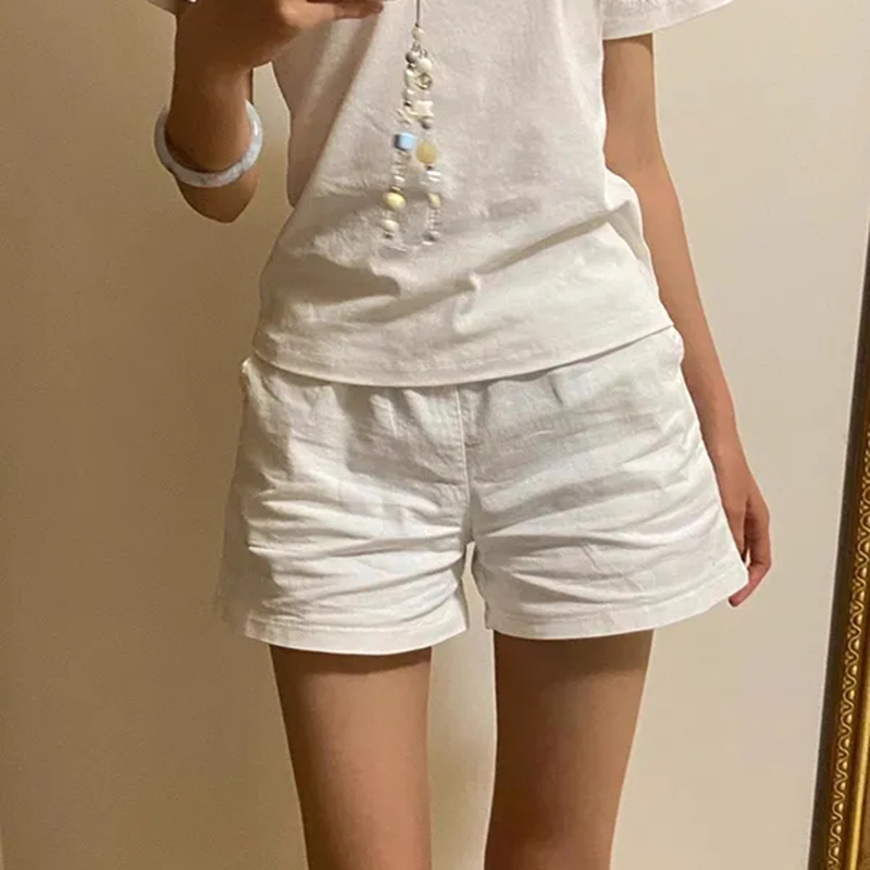 High Waist Cotton Shorts Women - Korean Street Fashion Female review and price