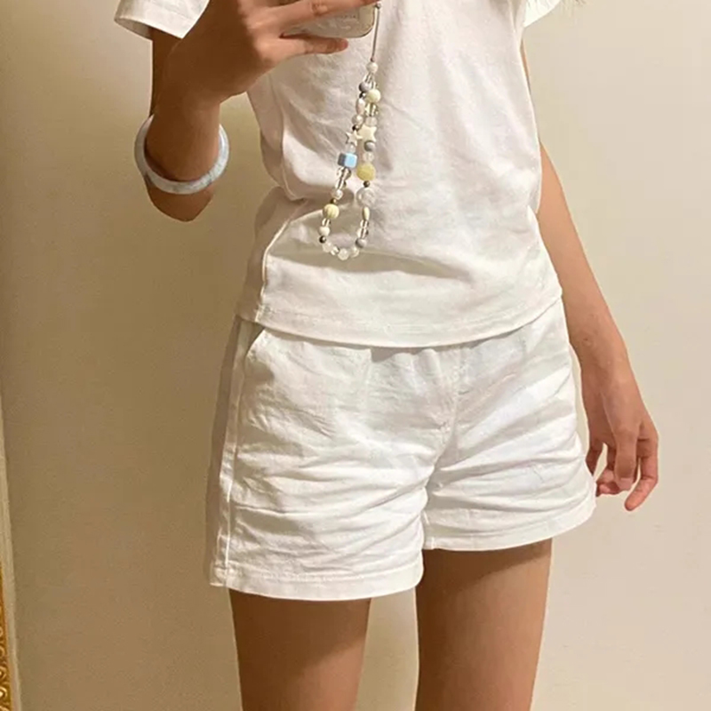 High Waist Cotton Shorts Women - Korean Street Fashion Female review and price