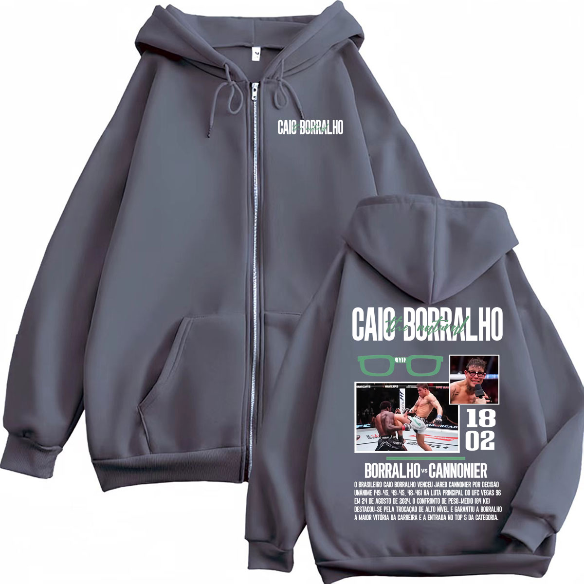 Caio Borralho VS Cannonier Zip - Street Fashion Vs High Fashion review and price