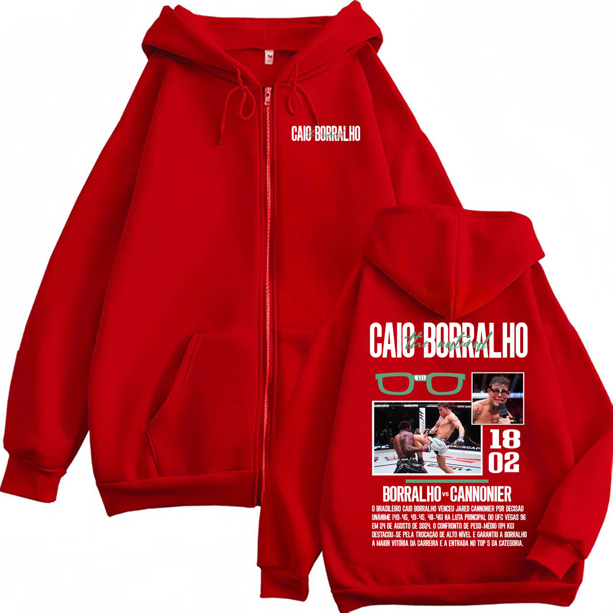 Caio Borralho VS Cannonier Zip - Street Fashion Vs High Fashion review and price