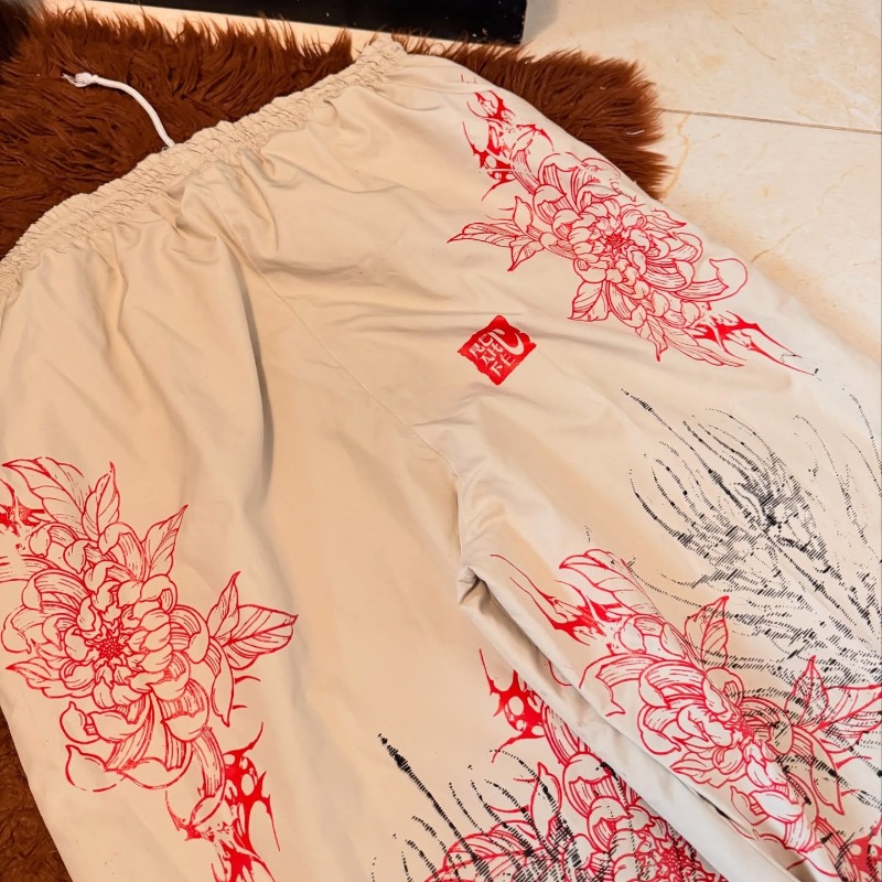 Harajuku Red Spider Lily Print - Street Fashion In Japanese review and price