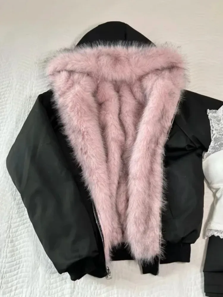 American Vintage Women's Fur P - Korean Street Fashion Female review and price