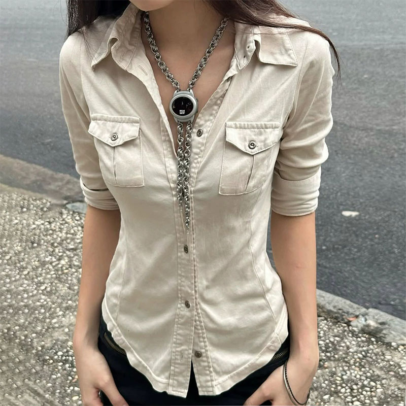 Half Sleeve Button Up Shirts f - Street Fashion In Japanese review and price