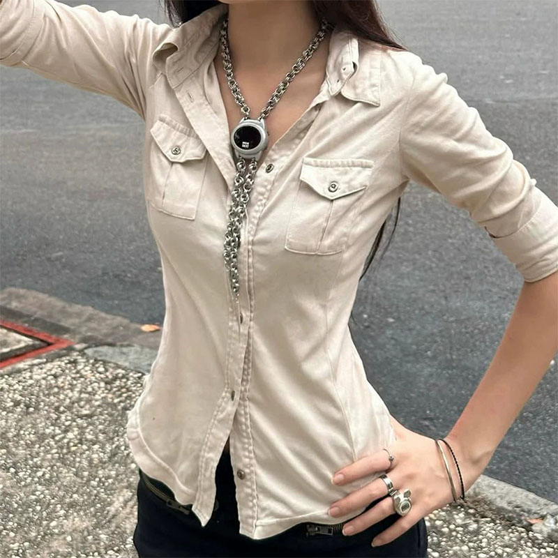 Half Sleeve Button Up Shirts f - Street Fashion In Japanese review and price