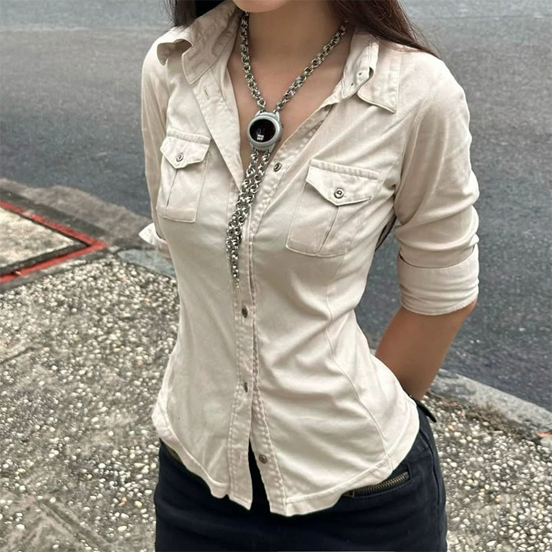 Half Sleeve Button Up Shirts f - Street Fashion In Japanese review and price