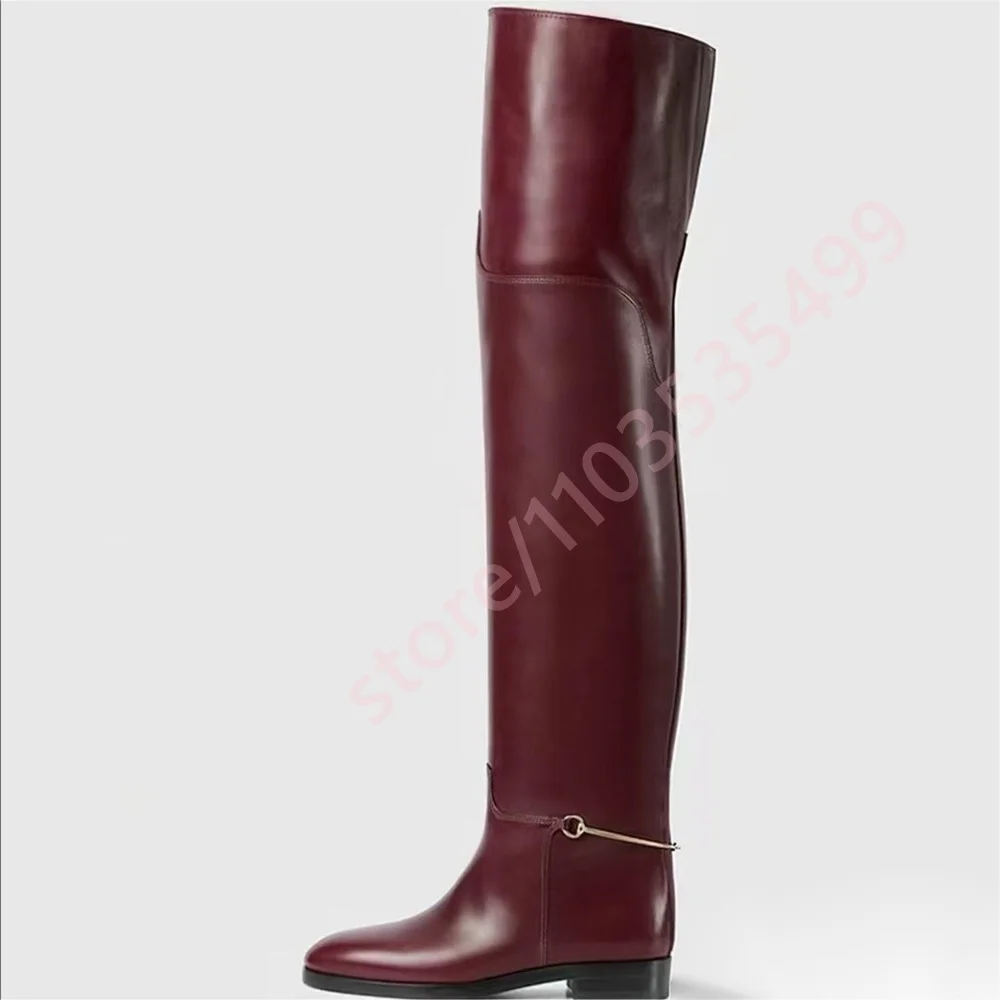 2025 Ladies Round Toe Over Kne - Street Fashion Model review and price