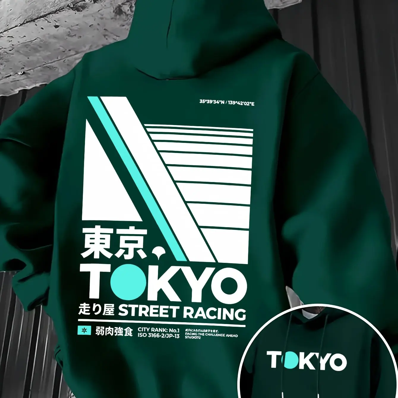 Retro JDM Tokyo Racing Double  - Street Fashion In Tokyo review and price