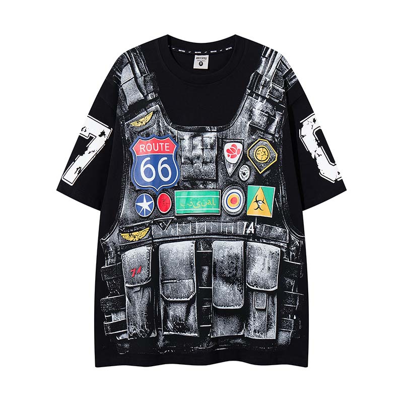 Men's Fashion 3D Printed T Shi - Street Fashion Vibes review and price
